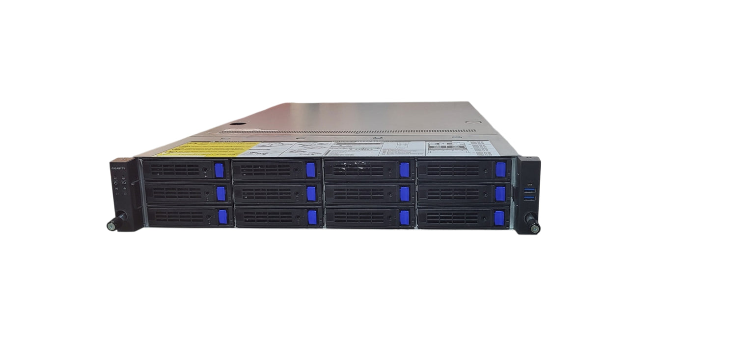 Gigabyte R282-Z93 2U EPYC Server Barebone | MZ92-FS | Dual 2000W PSU|12x3.5"