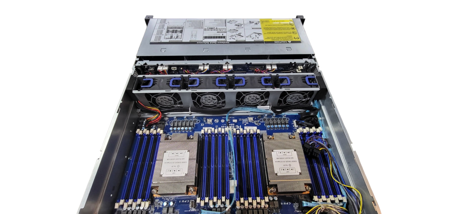 Gigabyte R282-Z93 2U EPYC Server Barebone | MZ92-FS | Dual 2000W PSU|12x3.5"
