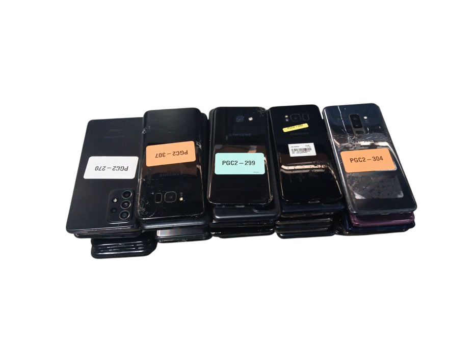 Lot of 52x Android Phones [Samsung/ Other Brands B/C Condition][PGC2-6]