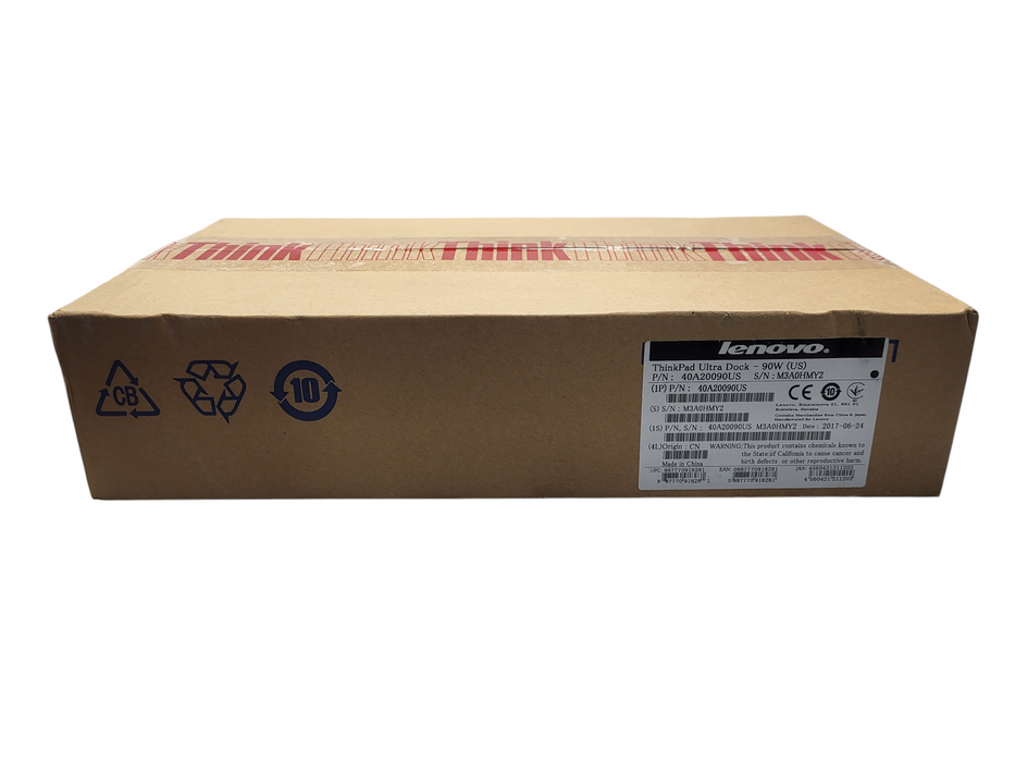 Lenovo ThinkPad Ultra Dock 90W USB 3.0 Docking Station P/N 40A20090US Brand new