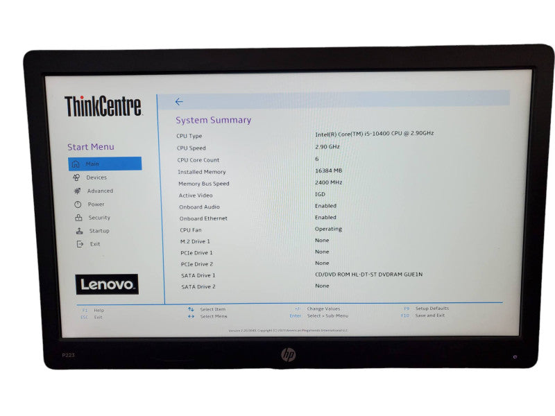 Lenovo ThinkCentre M70c SFF Desktop i5-10400 16GB RAM NO HDD @