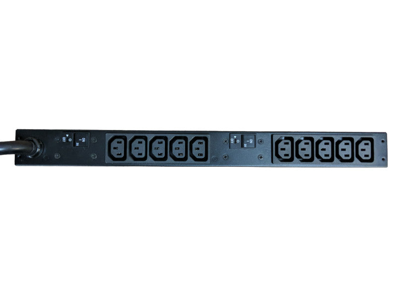 APC AP9571A Basic Rack PDU, 1U, 24A, 208VAC, 10 Outlet  Q