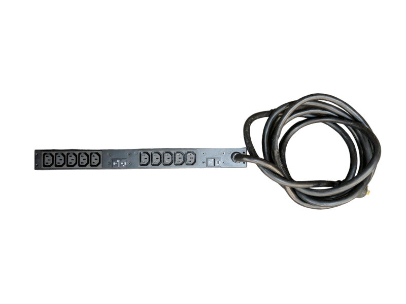 APC AP9571A Basic Rack PDU, 1U, 24A, 208VAC, 10 Outlet  Q