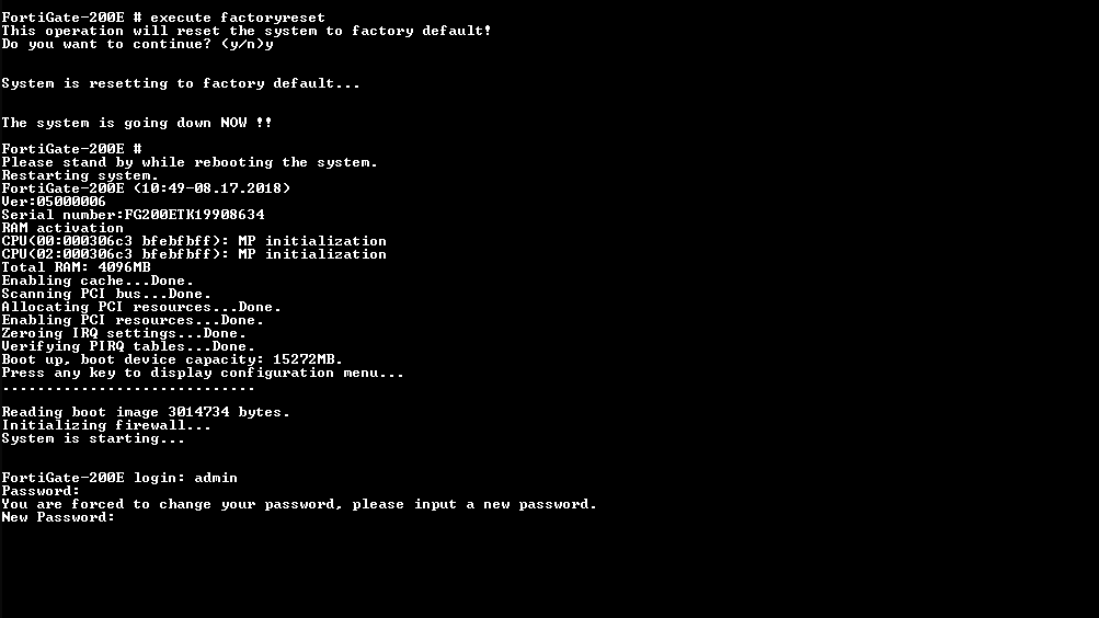 Fortinet FortiGate 200E FG-200E Network Security Firewall Appliance *READ*