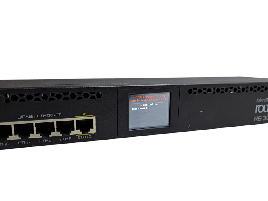 MikroTik RB3011UiAS-RM 10-Port Rack Mountable Gigabit Ethernet Router