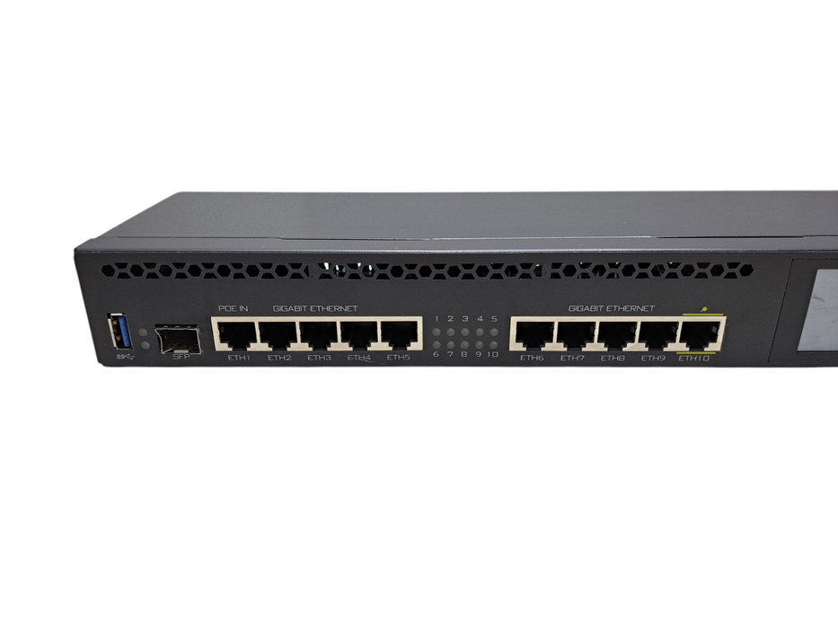 MikroTik RB3011UiAS-RM 10-Port Rack Mountable Gigabit Ethernet Router