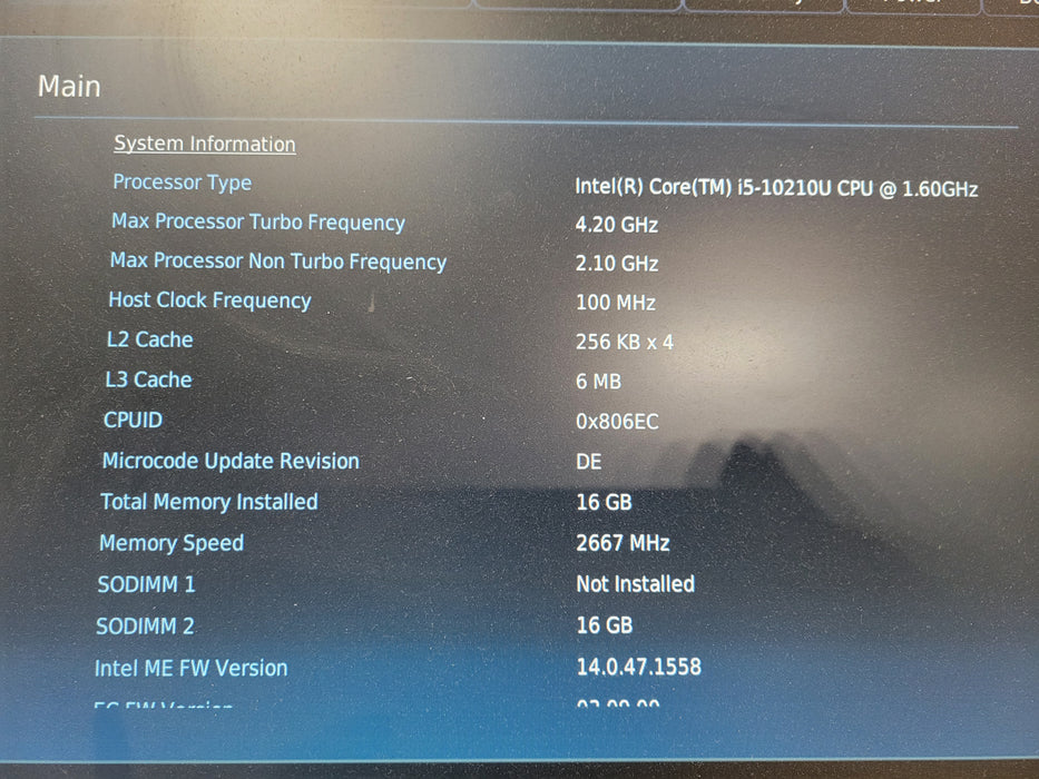 Intel BXNUC10I5FNK Mini PC, i5-10210U 1.60GHz, 8GB DDR4, 256GB M.2
