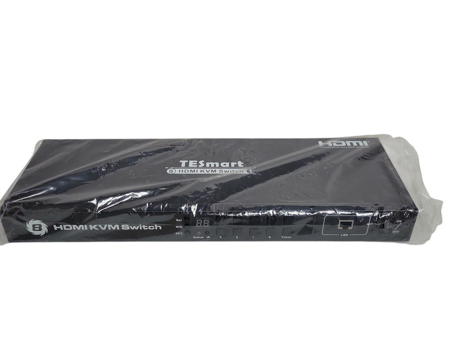 Open-Box TESmart 8X1 HDMI KVM Switch 8 Port