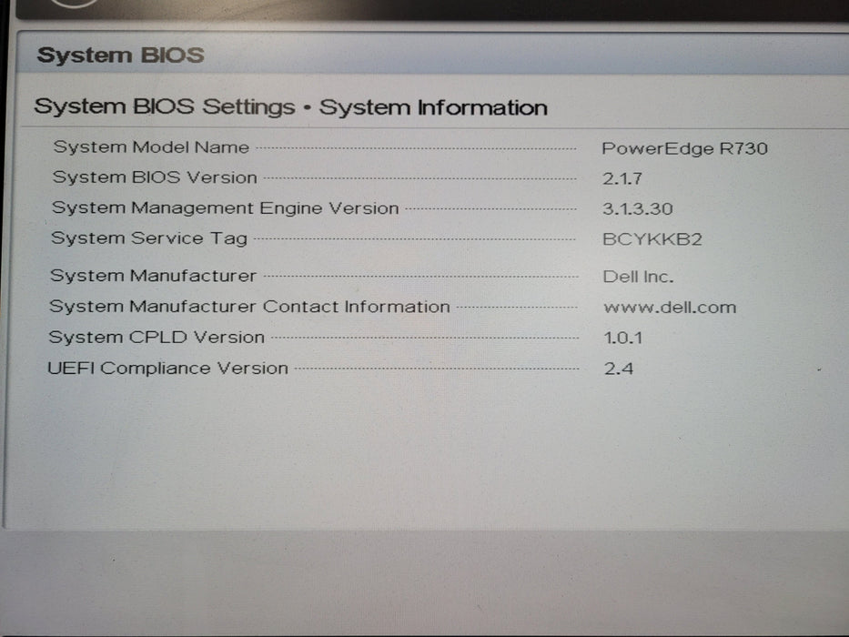 Dell PowerEdge R730 2x Xeon E5-2620 v3 @ 2.40GHz 32GB RAM H730 Mini 2x PSU