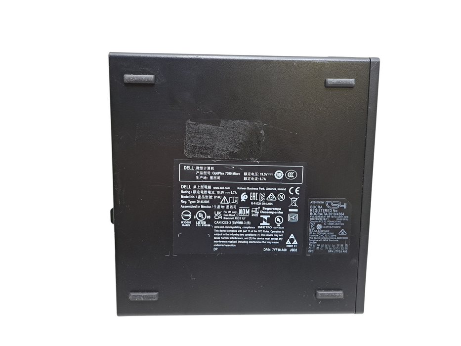 Dell OptiPlex 7090 Micro | Intel Core i7-10700T @2.00GHz, 16GB DDR4, 256GB NVMe