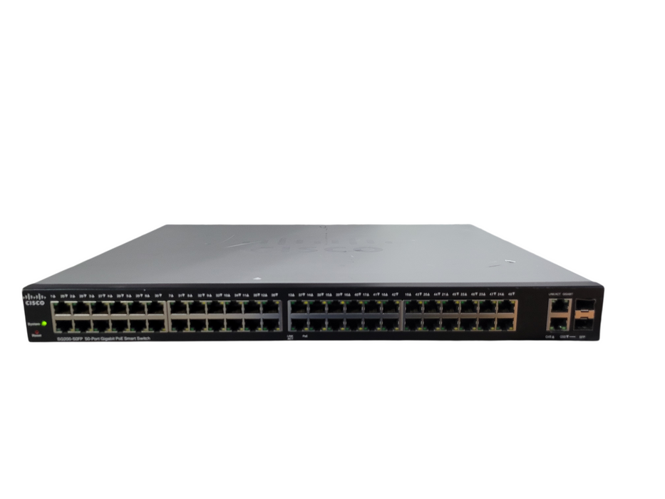Cisco SG220-50P 50-Port Gigabit PoE Smart Switch SG220-50