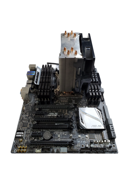 ASUS X99-A/USB 3.1 Motherboard, Intel Core i7-5930K, 64GB DDR4 - No I/O Shield