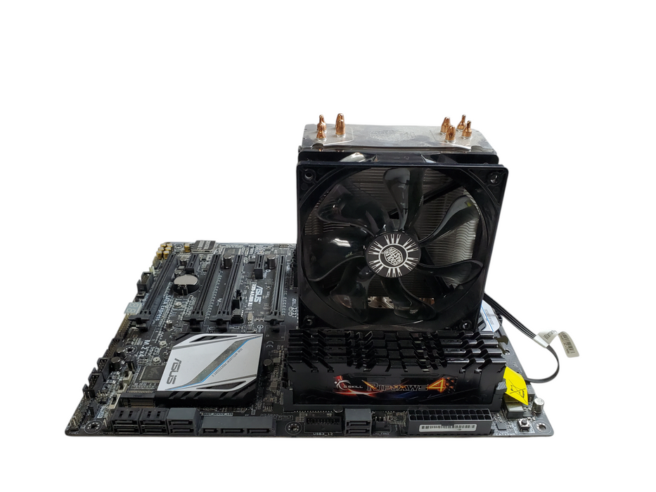 ASUS X99-A/USB 3.1 Motherboard, Intel Core i7-5930K, 64GB DDR4 - No I/O Shield