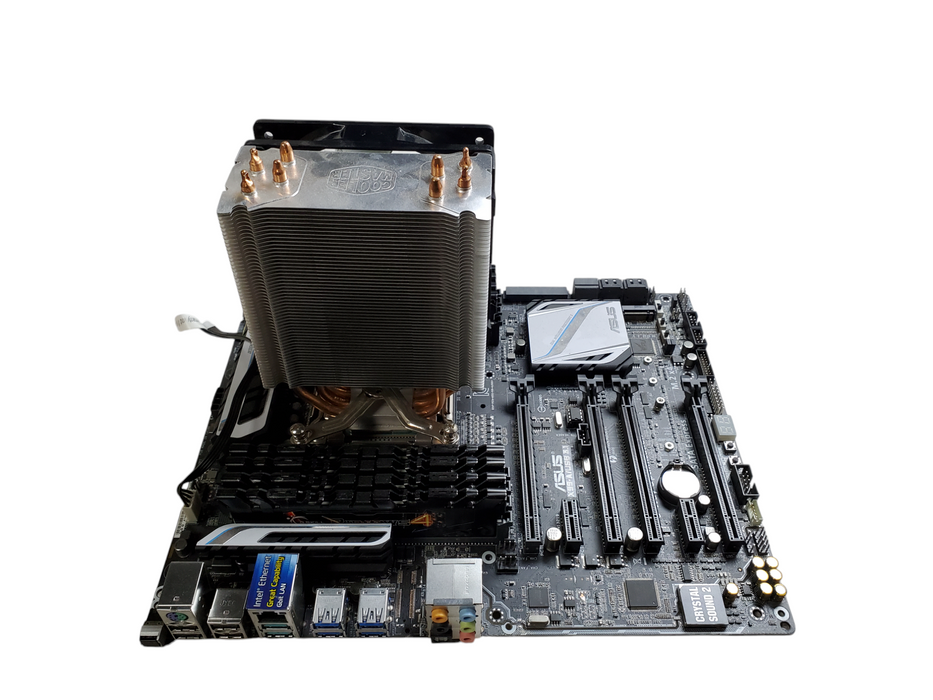 ASUS X99-A/USB 3.1 Motherboard, Intel Core i7-5930K, 64GB DDR4 - No I/O Shield