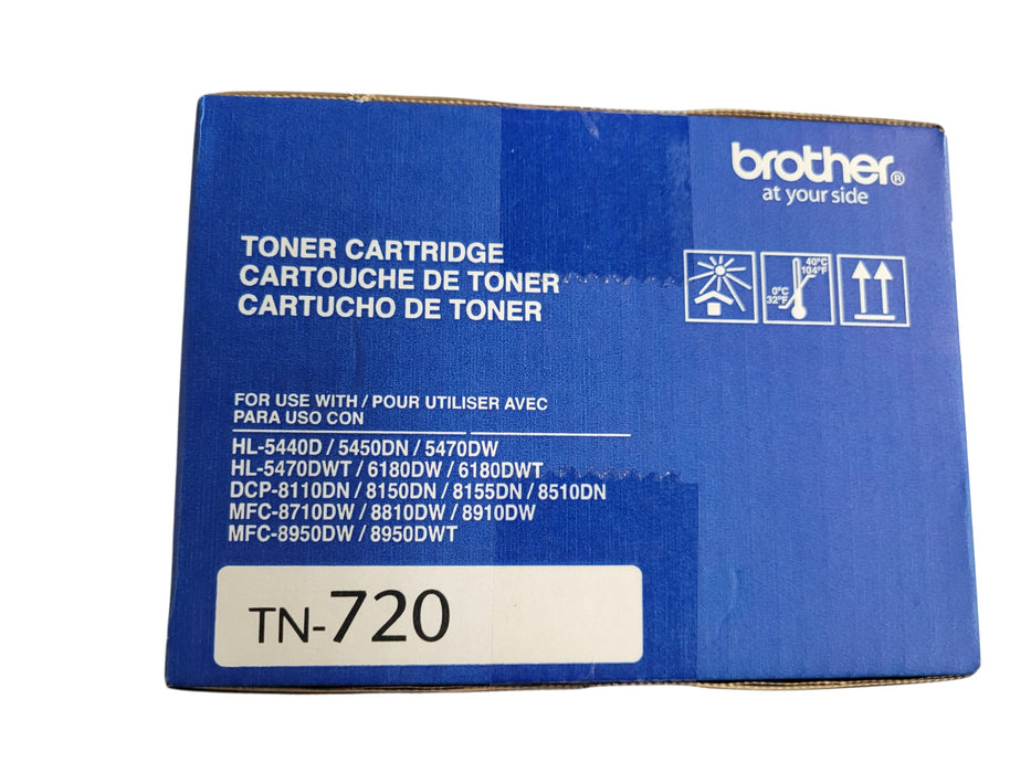 Genuine Brother TN-720 OEM Black Toner Cartridge
