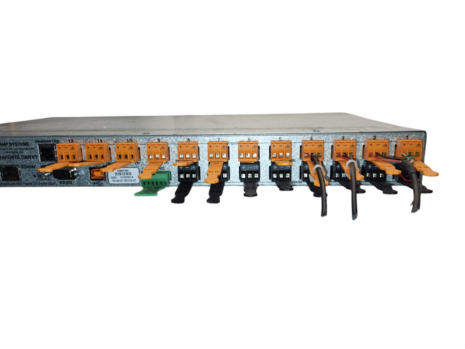 Biamp Systems Tesira Forte DAN VT4 Digital Audio Signal Processor