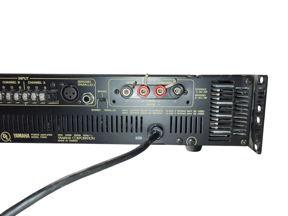 YAMAHA P1600 2 channel 160w per 400w max Power Amplifier