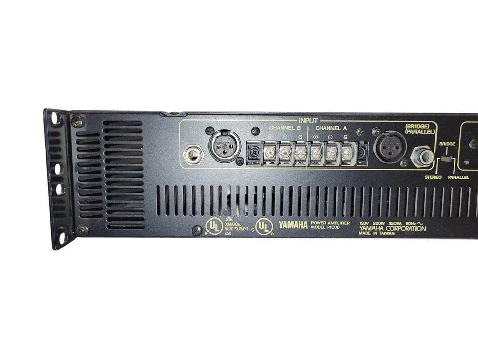 YAMAHA P1600 2 channel 160w per 400w max Power Amplifier