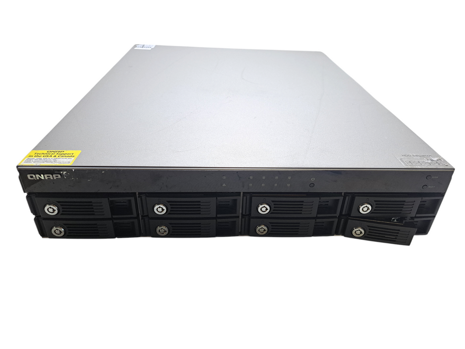 QNAP TS-809U 2U 8-Bay Turbo NAS Network Attached Storage | 8x Caddies & 2x PSU