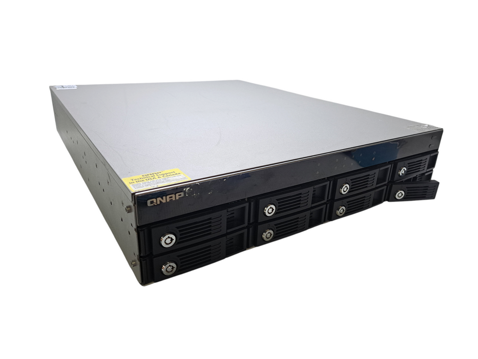 QNAP TS-809U 2U 8-Bay Turbo NAS Network Attached Storage | 8x Caddies & 2x PSU