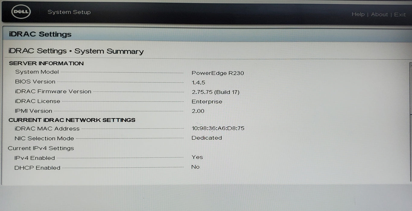 Dell PowerEdge R230 - Xeon E3-1220 v5, 16GB DDR4 - No HDD/RAID