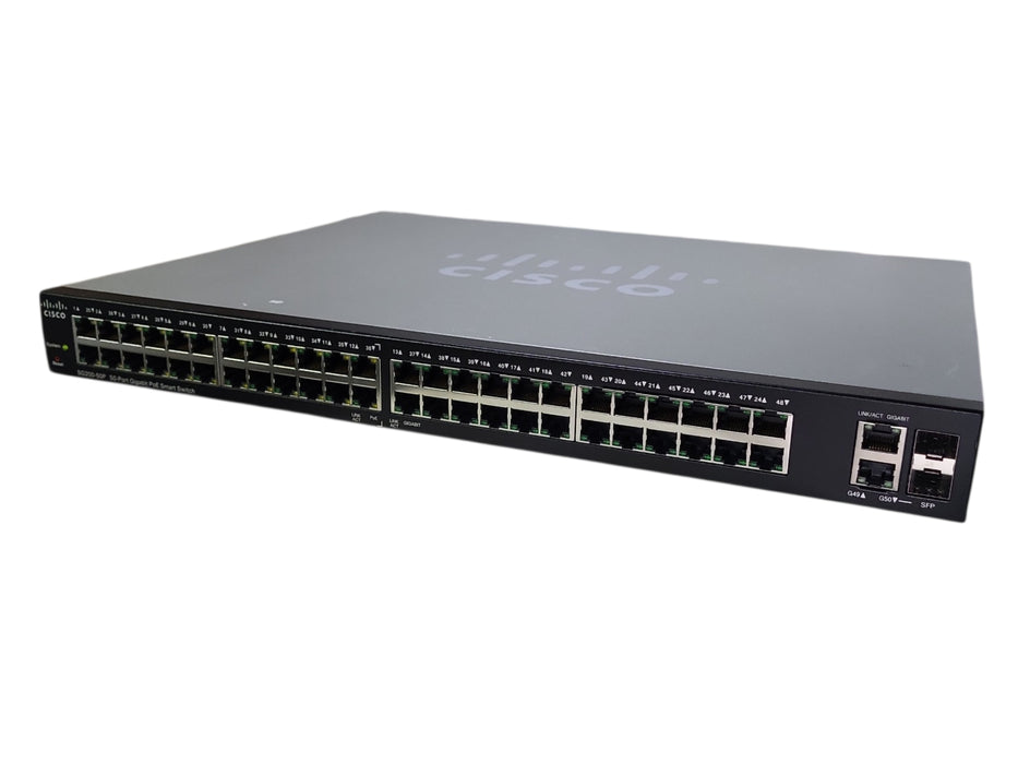 Cisco SG200-50P 50-Port Gigabit PoE Smart Switch