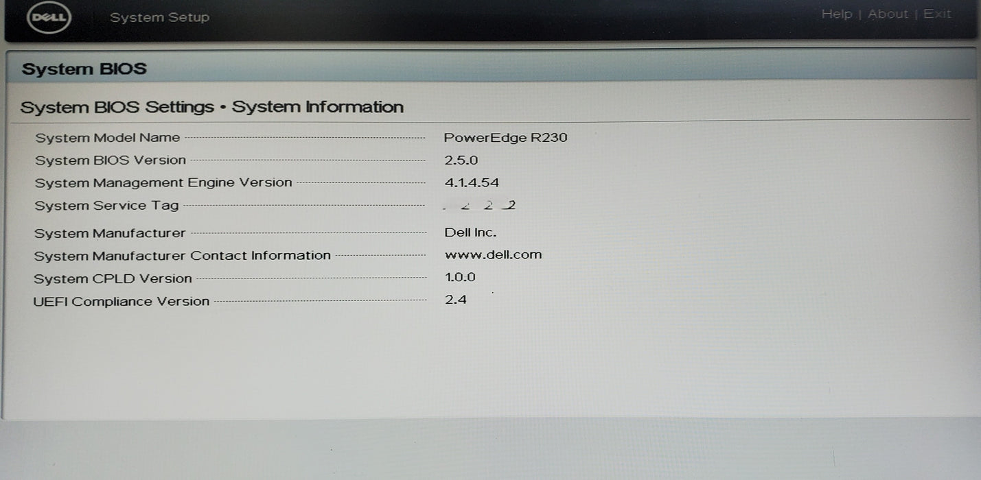Dell PowerEdge R230 - Xeon E3-1240 v6, 16GB DDR4, H330 - No HDD