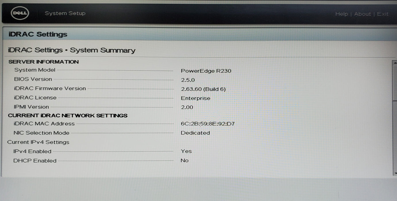 Dell PowerEdge R230 - Xeon E3-1240 v6, 16GB DDR4, H330 - No HDD