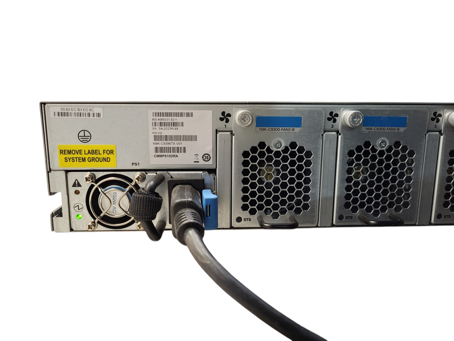 Cisco Nexus N9K-C9396TX N9K-M12PQ 48 Port 1/10GE BASE-T & 12 Port 40GE, 1x PSU