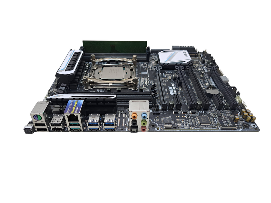 Asus X99-A/USB3.1 Motherboard w/ Intel Core i7-5930K @3.50GHz, 8GB RAM, No I/O