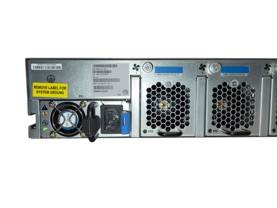 Cisco Nexus N9K-C9396TX N9K-M12PQ 48 Port 1/10GE BASE-T 12 Port 40GE 2x PSU READ