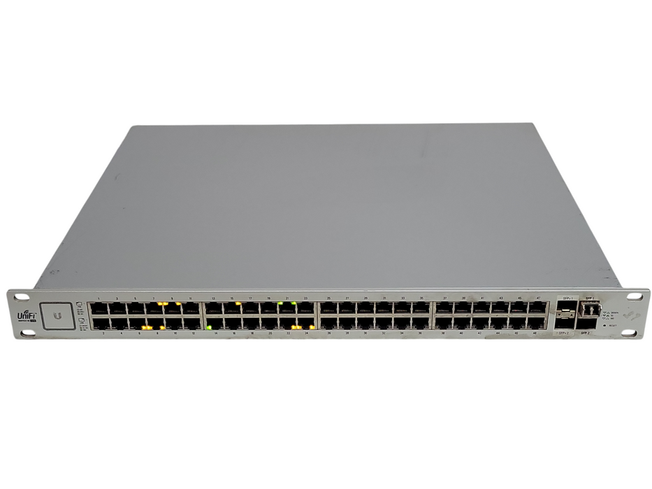 UBIQUITI NETWORKS UNIFI US-48-500W 48-PORT MANAGED GIGABIT NETWORK SWITCH, READ