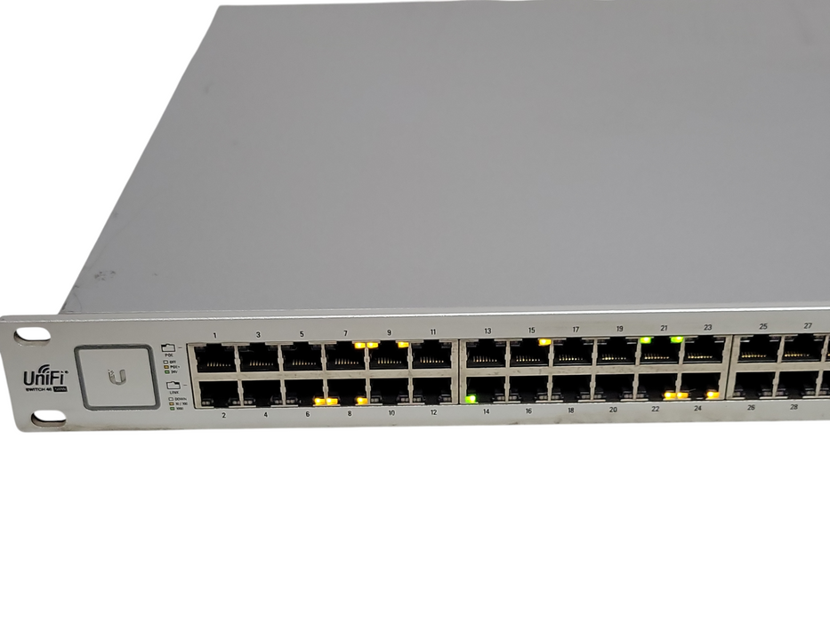 UBIQUITI NETWORKS UNIFI US-48-500W 48-PORT MANAGED GIGABIT NETWORK SWITCH, READ