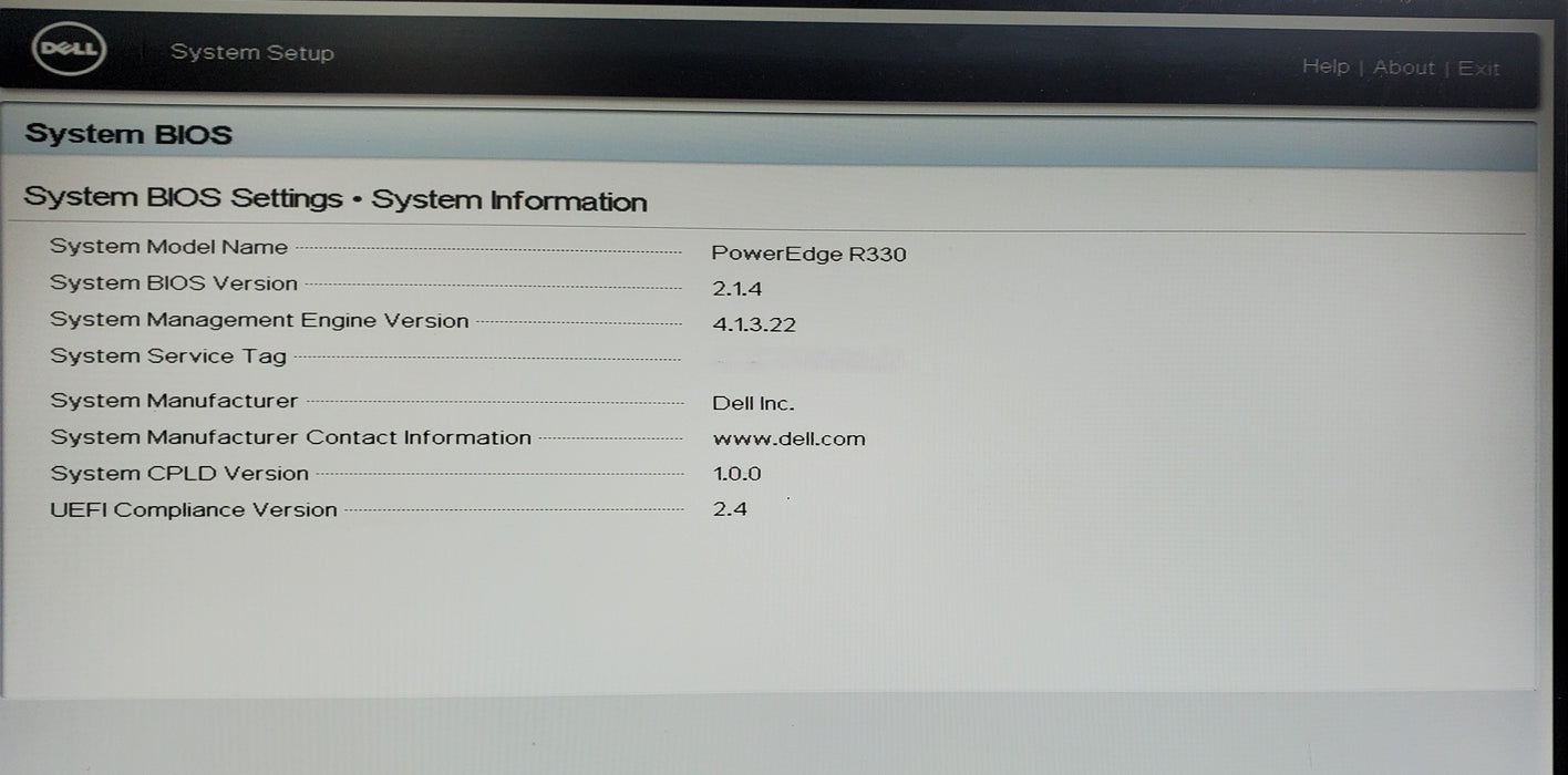 Dell PowerEdge R330 - Xeon E3-1240 v5, 16GB DDR4, H730 - No HDD