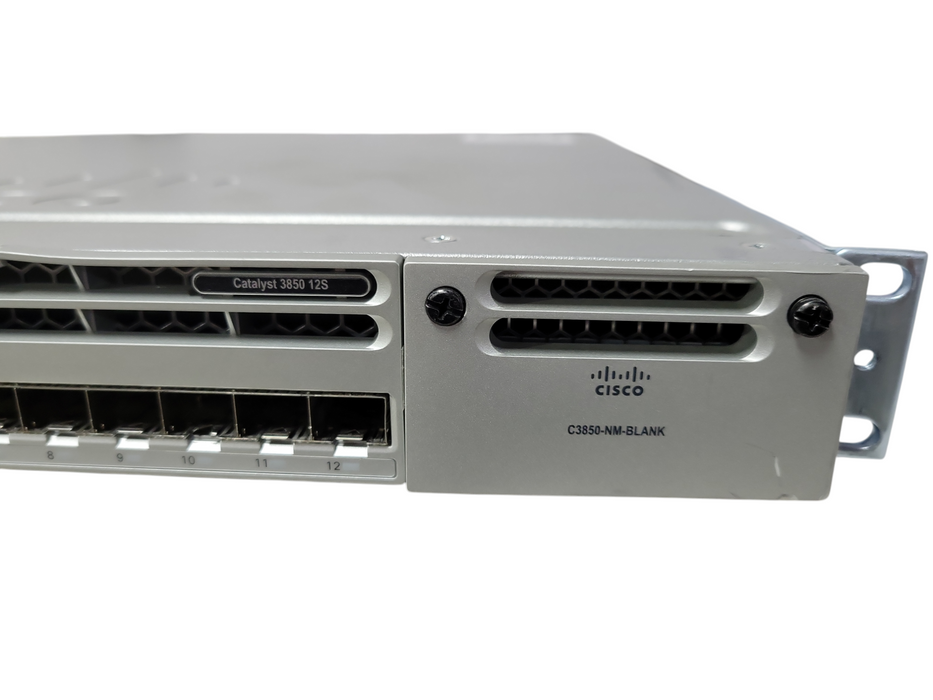 Cisco WS-C3850-12S-S 12 Port SFP 3850 Switch 1x PSU