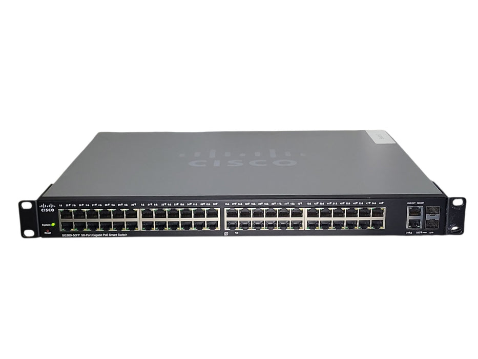 Cisco SG200-50FP 50-Port Gigabit Full PoE Smart Switch