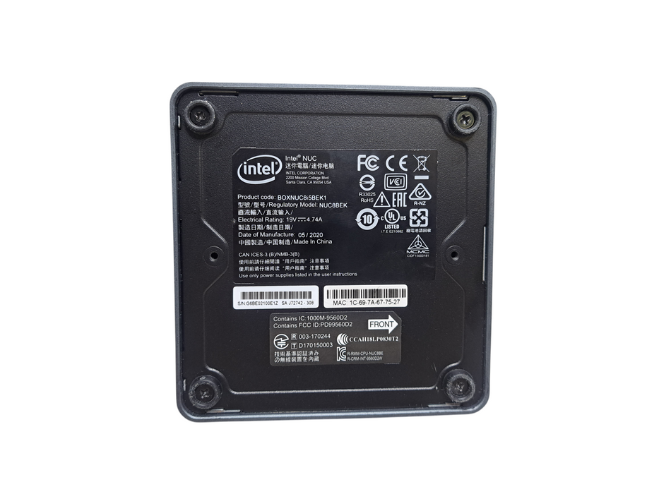 Intel NUC8BEK Mini PC | Intel Core i3-8109 @3.00GHz, 8GB DDR4, No HDD *READ*