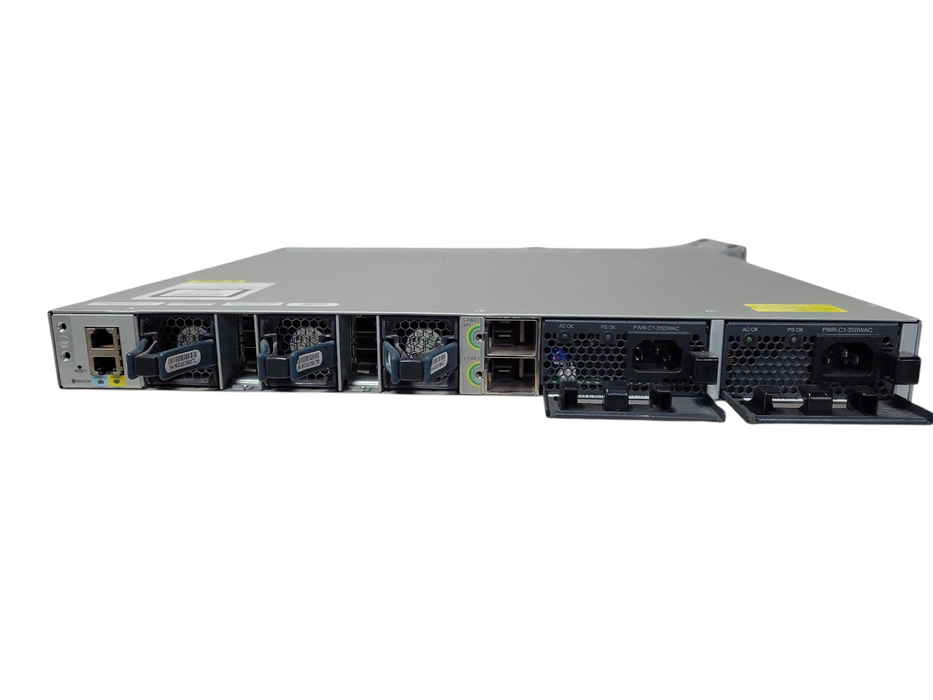 Cisco Catalyst WS-C3850-24S-E V02 | 24 Port GE SFP Switch IP Base | 2x PSU