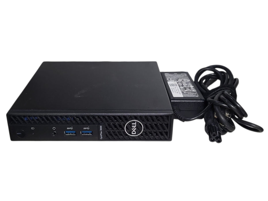 Dell OptiPlex 3000 Micro, i3-12300T, 8GB DDR4, 256GB NVMe, 65W Power Adapter