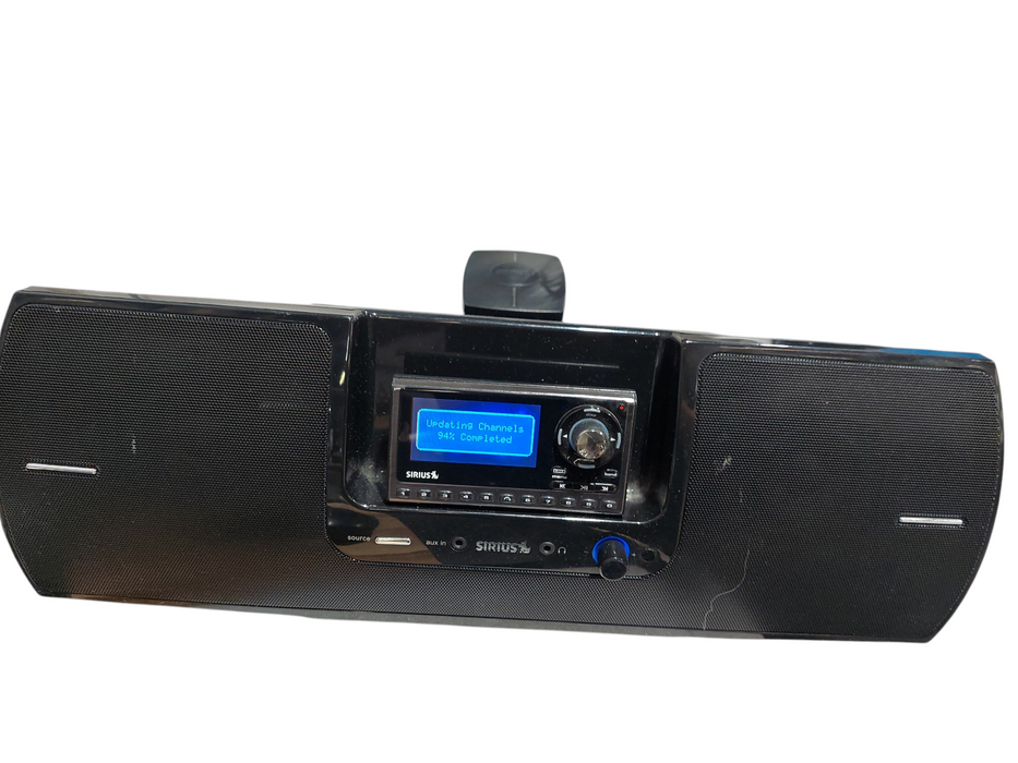 2- Sirius XM Radio Music Stereos Portable Speaker Docks Models: SUBX2C & SUBX3C