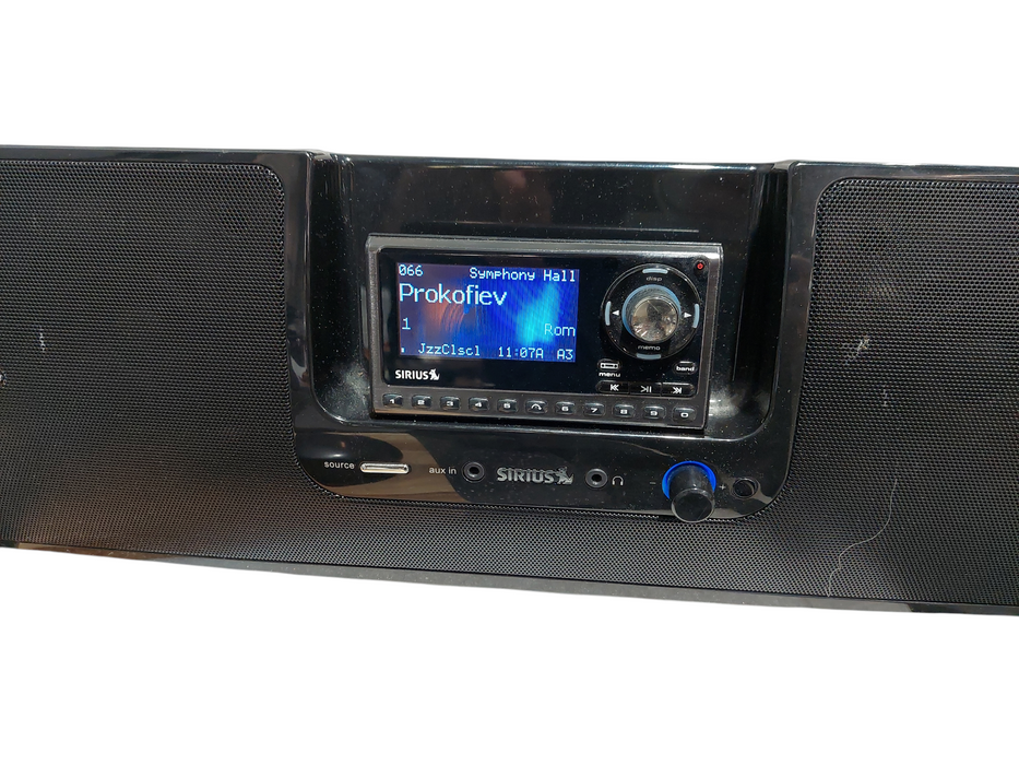 2- Sirius XM Radio Music Stereos Portable Speaker Docks Models: SUBX2C & SUBX3C