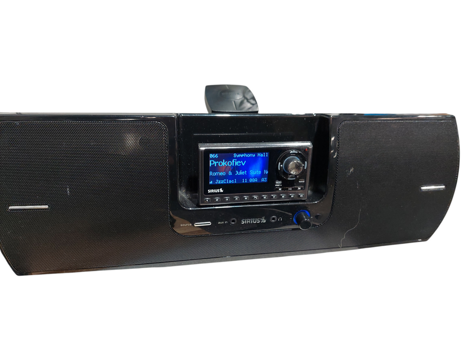 2- Sirius XM Radio Music Stereos Portable Speaker Docks Models: SUBX2C & SUBX3C