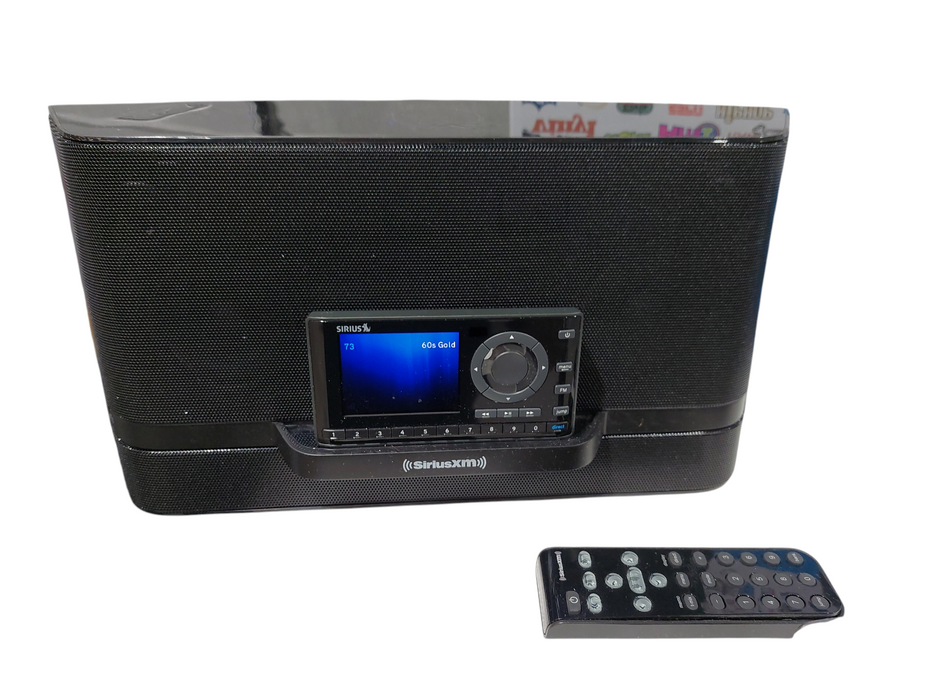 2- Sirius XM Radio Music Stereos Portable Speaker Docks Models: SUBX2C & SUBX3C
