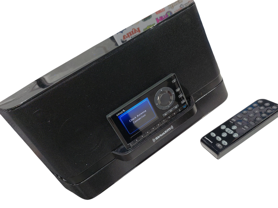 2- Sirius XM Radio Music Stereos Portable Speaker Docks Models: SUBX2C & SUBX3C