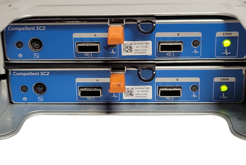 Dell Compellent SC200 12x 3.5" Bay Disk Shelf Dual SC2 Controller, 2x 700W PSU