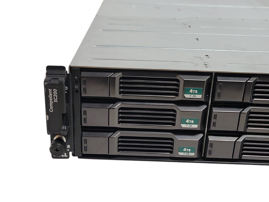Dell Compellent SC200 12x 3.5" Bay Disk Shelf Dual SC2 Controller, 2x 700W PSU