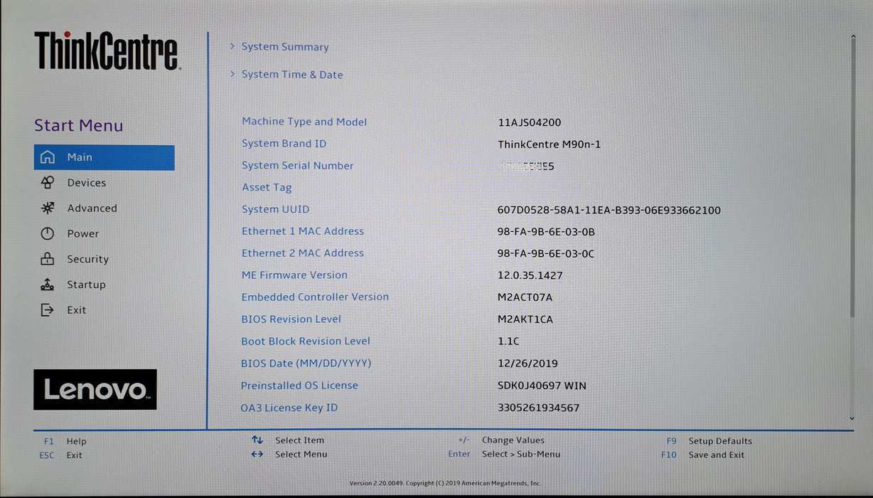 Lenovo ThinkCentre M90n-1 Fanless Intel Core i3-8145U @2.10GHz, 4GB RAM, No HDD
