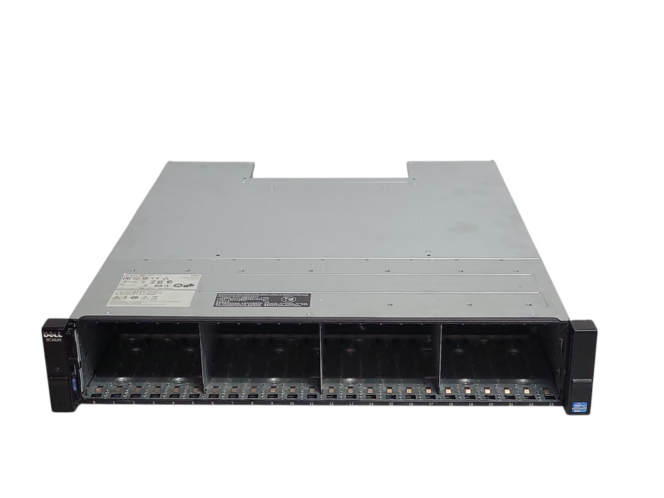 Dell Compellent SC4020 24x 2.5" Drive Array 2x 10G-ISCSI-2 Controller 2x PSU