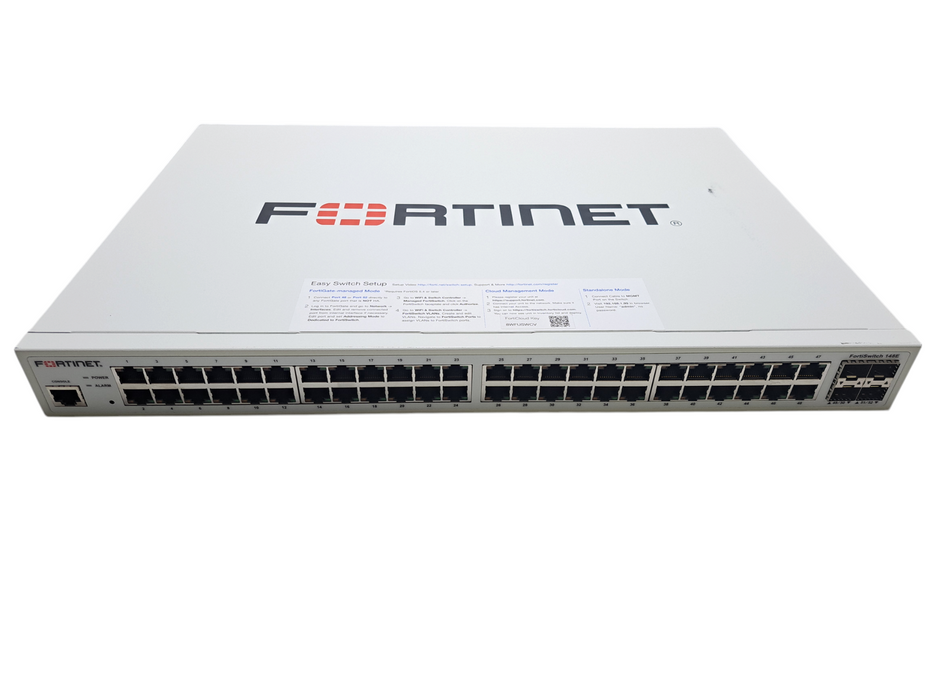 Fortinet FortiSwitch 148E FS-148E | 48-Port Gigabit Managed Switch 4x SFP