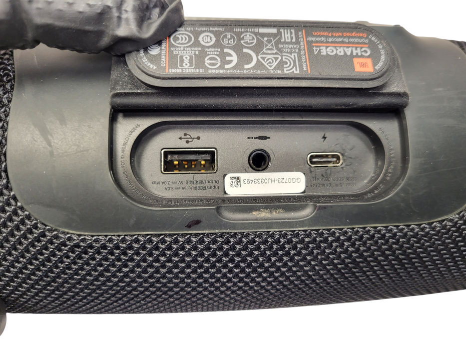 JBL Charge 4 Bluetooth Portable Speaker Black IPX7 Waterproof  READ